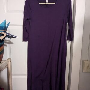 Elegant Purple Women's Dress